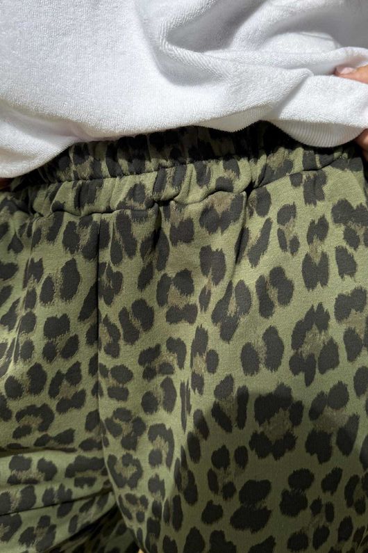 Scamp Leopard Demi Bloom Pant Olive - /5
